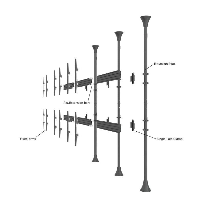 Multibrackets M Floor to Ceiling Mount Pro MBFC2U