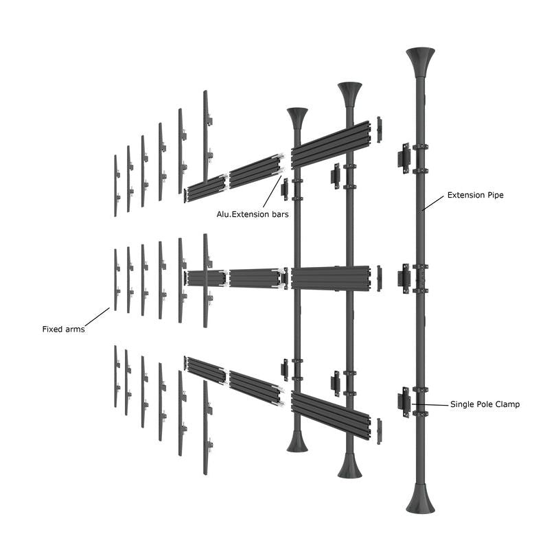 Multibrackets M Floor to Ceiling Mount Pro MBFC3U