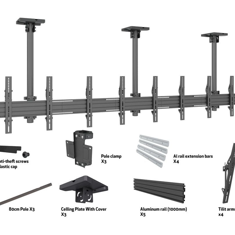 Multibrackets M Menu Board Mount Pro MBC4X1U