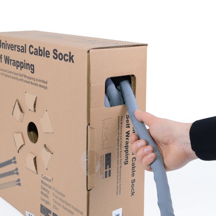 Multibrackets M Universal Cable Sock Self Wrapping 5mm Orange 25m