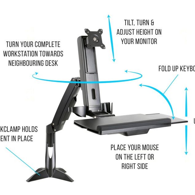 Multibrackets M Flex Desk Workstation