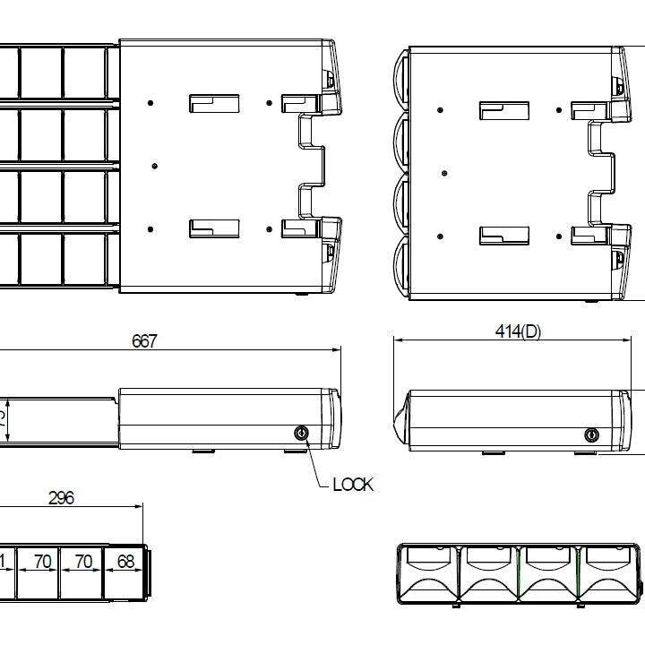 Multibrackets M Workstation Cart Drawer I