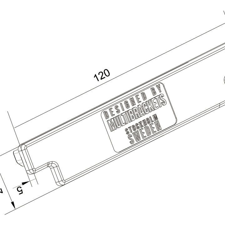 Multibrackets M Pro Series - Rail End Cover