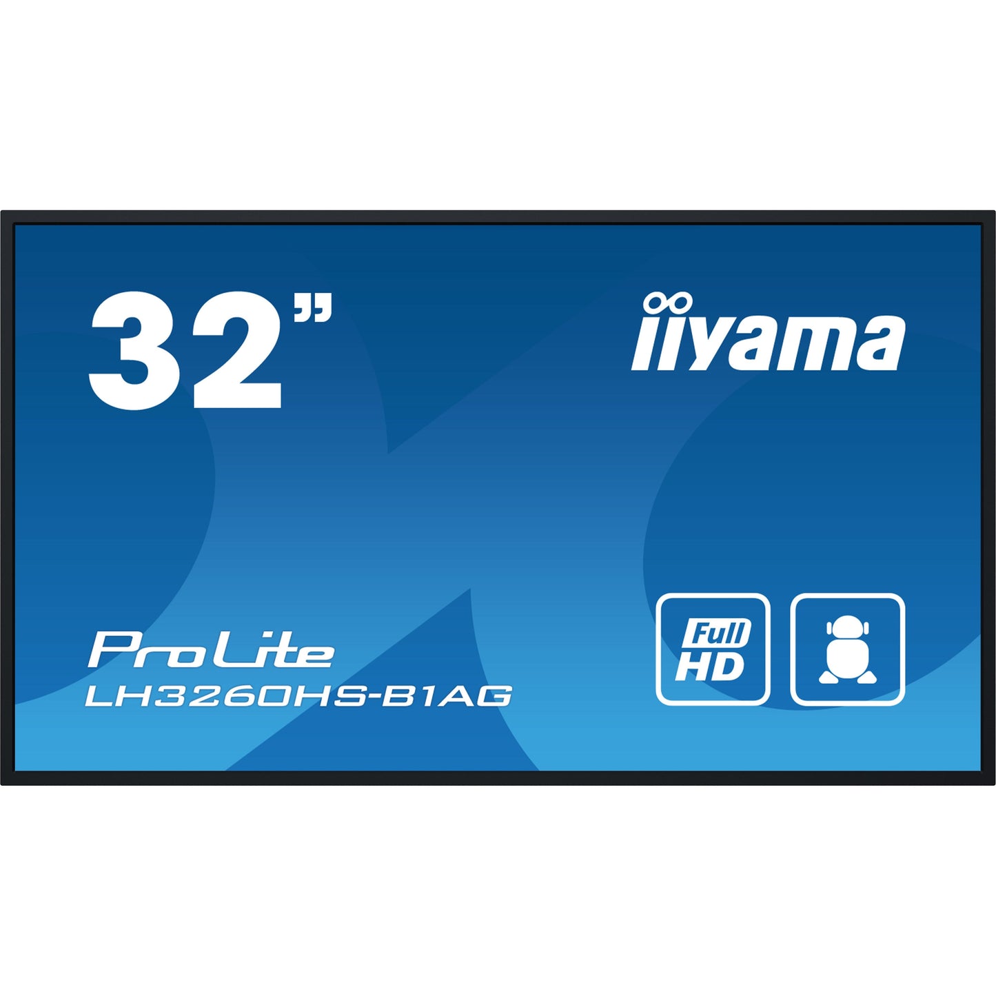 iiyama PROLITE Digital A-board 80 cm (31.5") LED Wi-Fi 500 cd/m² Full HD Black Built-in processor Android 11 24/7