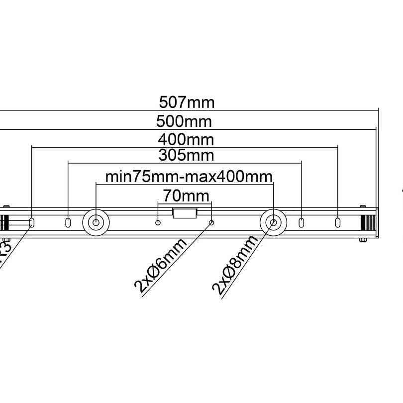 Multibrackets M Universal Wallmount Black Small
