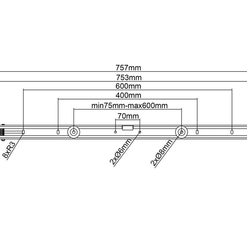 Multibrackets M Universal Wallmount Black Medium