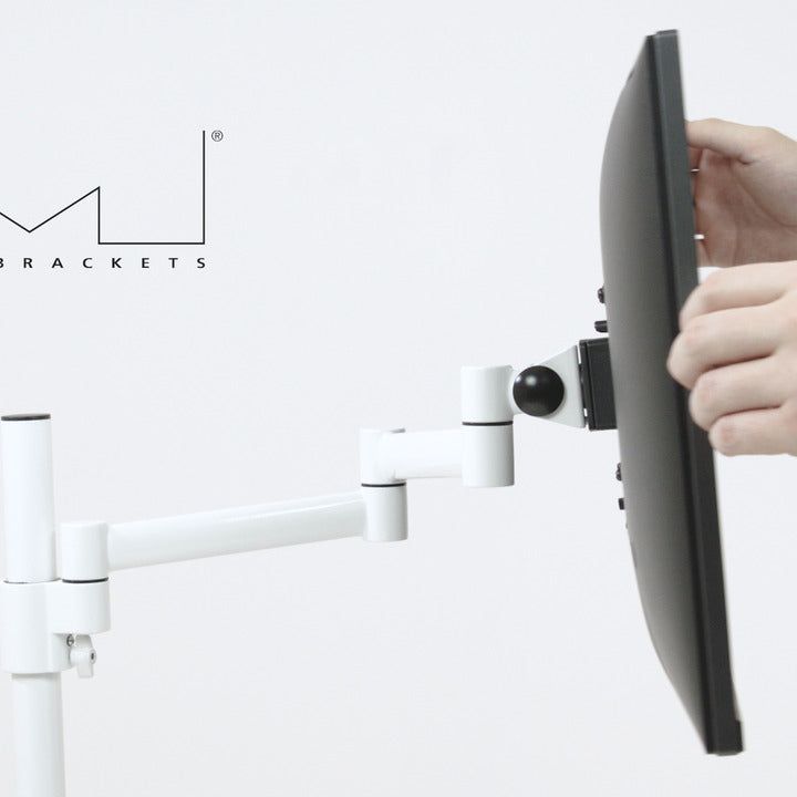 Multibrackets M VESA Deskmount Officeline Single II White