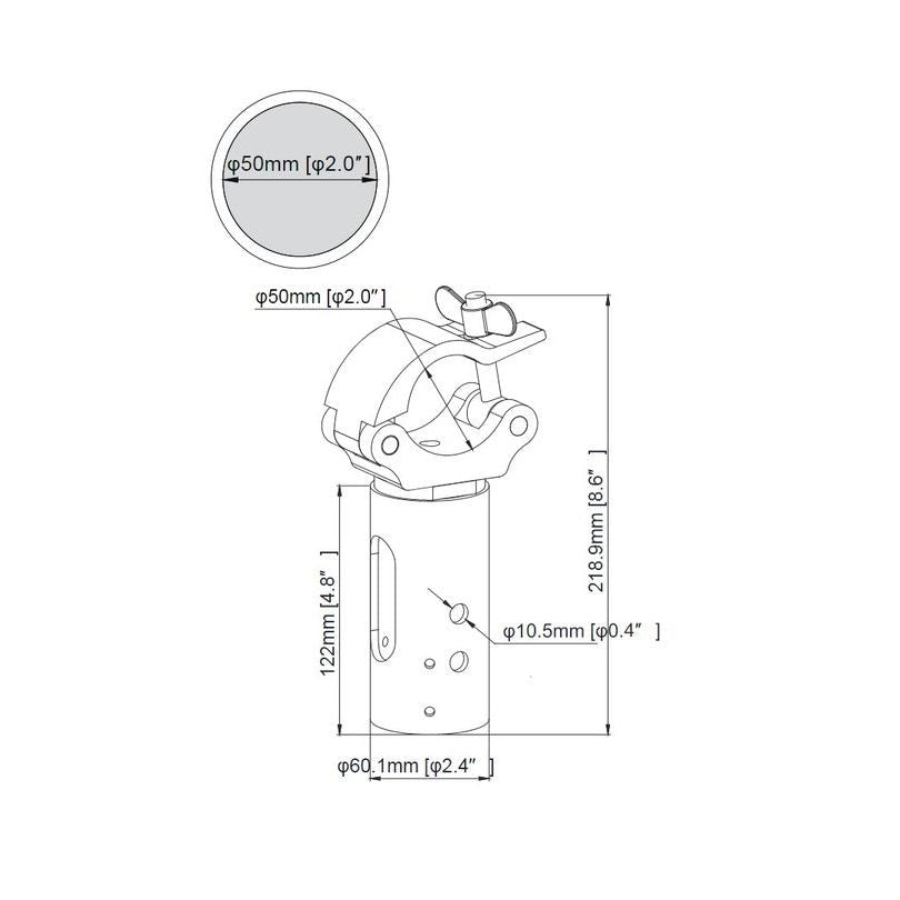 Multibrackets M Pro Series - Truss Clamp