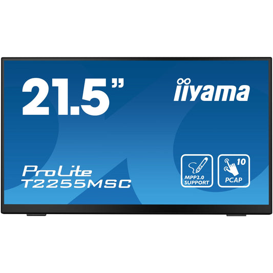 iiyama ProLite T2255MSC-B1 22" PCAP Full HD Touchscreen with Kickstand and MPP2.0 Pen Support