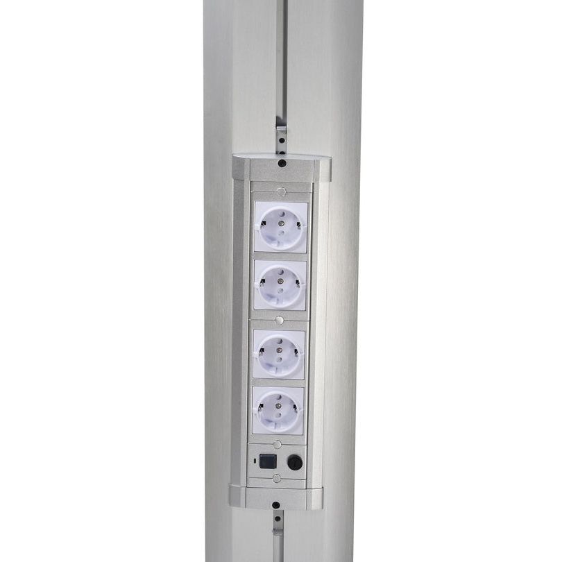 Multibrackets M Public Display Stand 210 Dual Pillar Wheelbase Silver