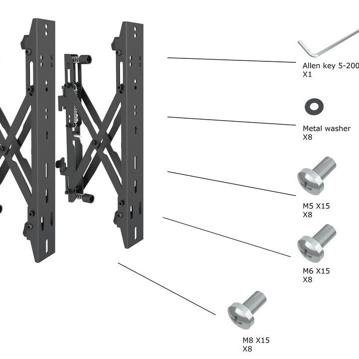 Multibrackets M Pro Series - M Push in Pop out VESA 400