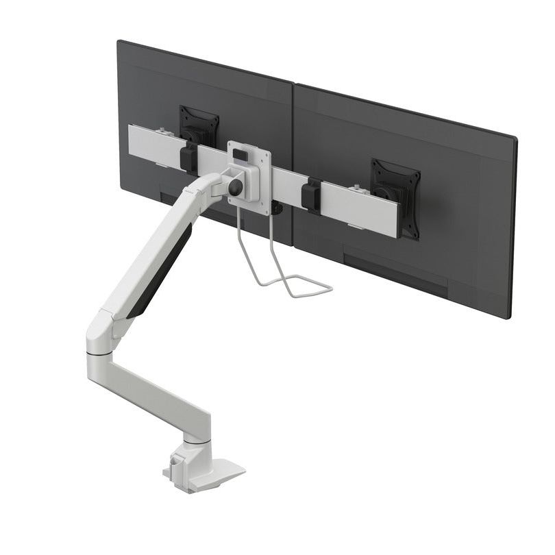 Multibrackets M VESA Gas Lift Arm Single White w. Duo Crossbar
