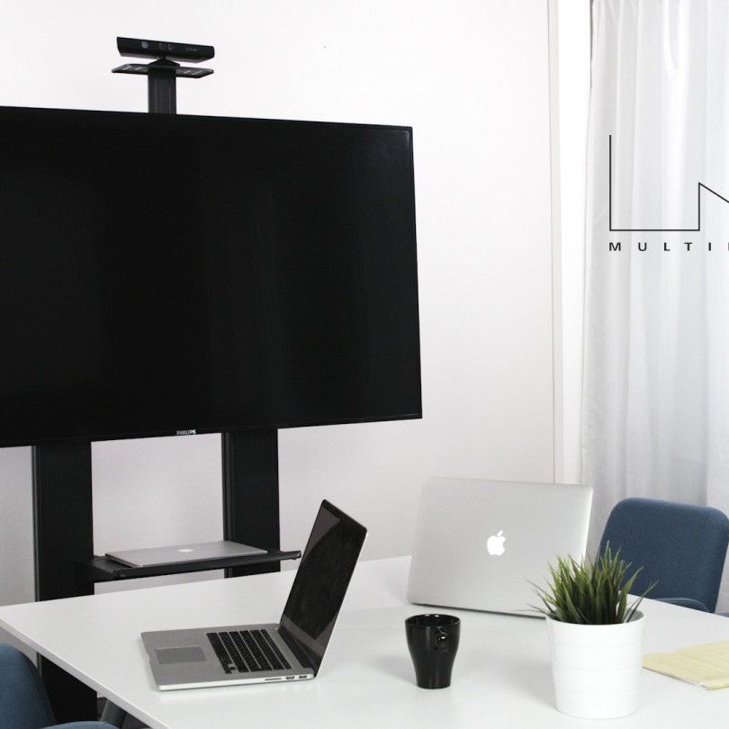 Multibrackets M Public Floorstand Dual Pillar 180 HD