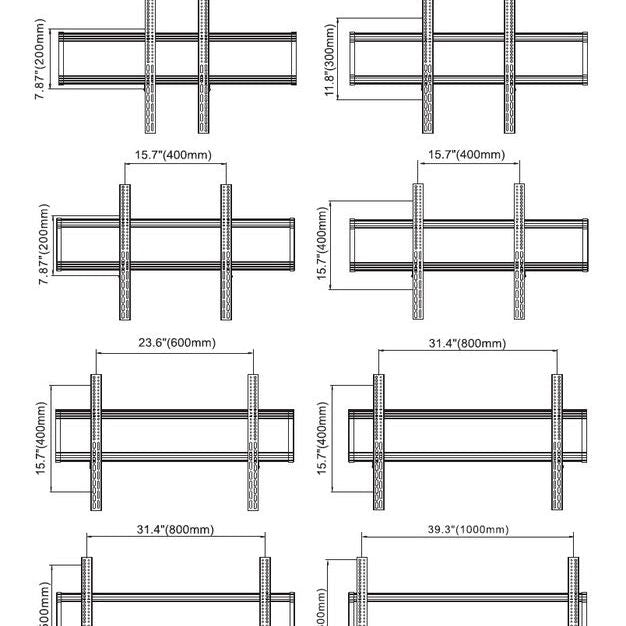 Multibrackets M Public Floorstand Dual Pillar 180 HD