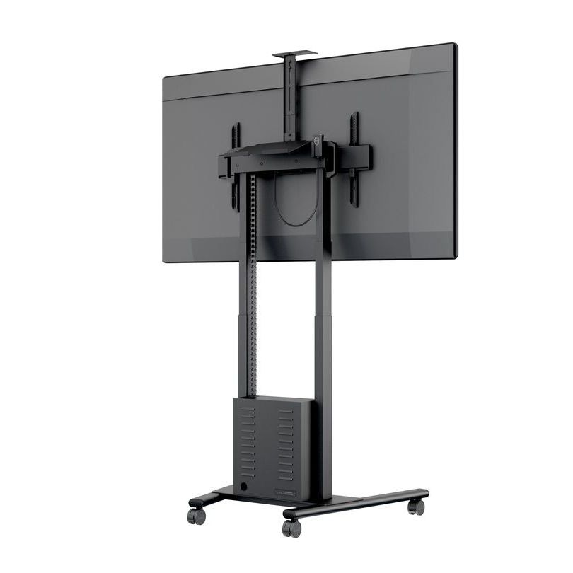 Multibrackets M Motorized Floorstand Incl cabinet & camerashelf 120kg Black
