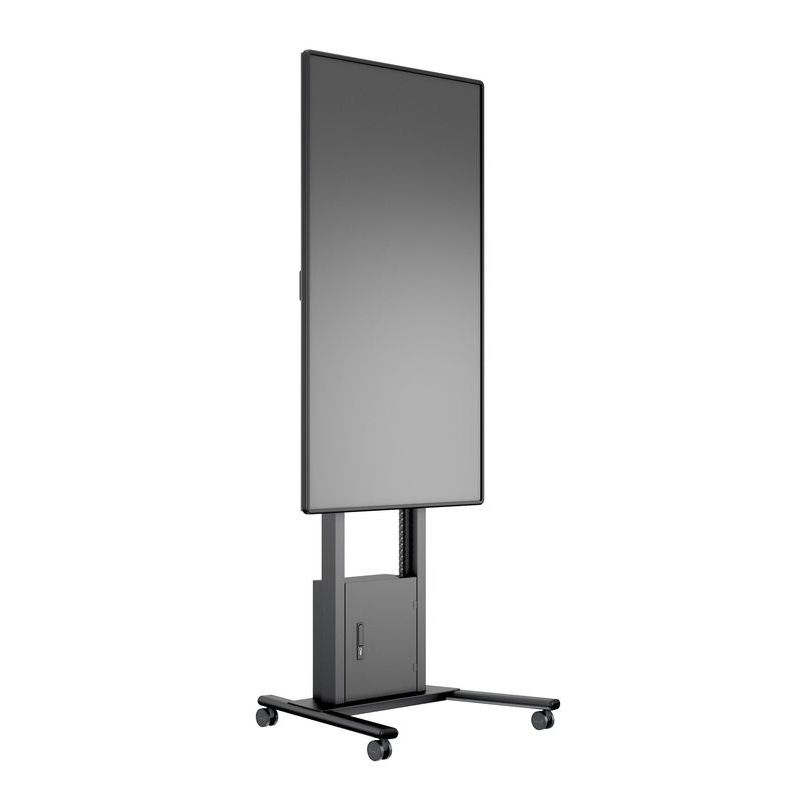 Multibrackets M Motorized Floorstand Incl cabinet & camerashelf 120kg Black