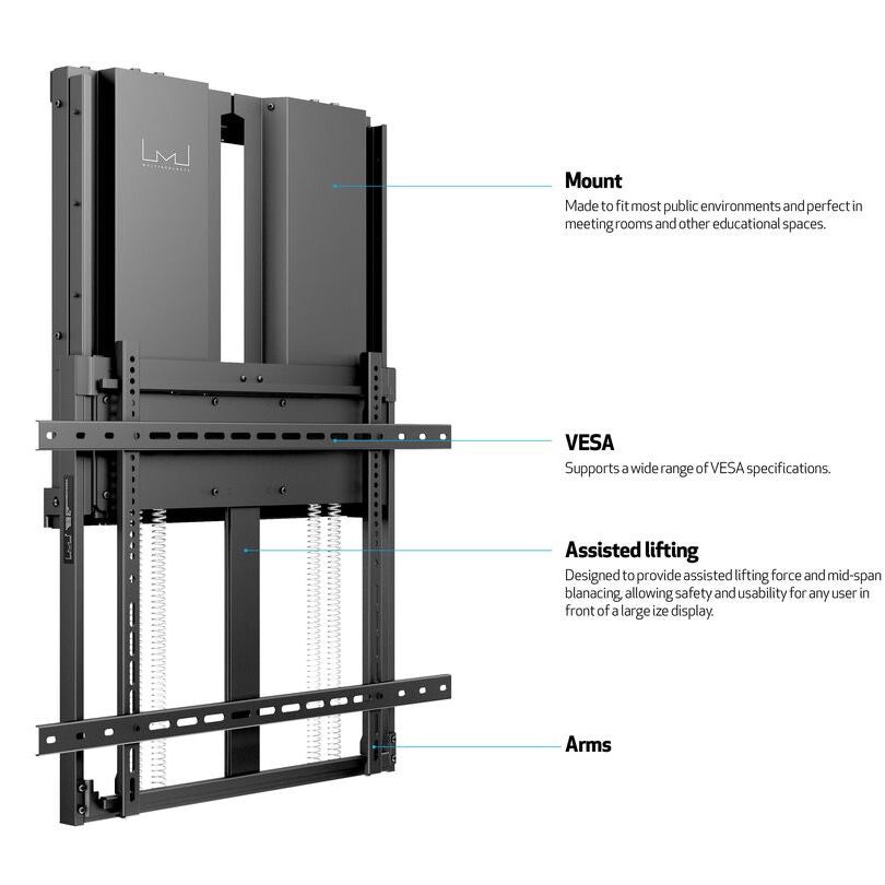 Multibrackets M Counterbalanced Wallmount HD 60-90kg
