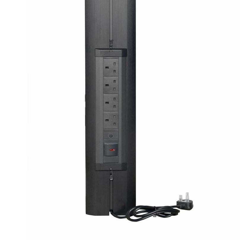 Multibrackets M Public Display Stand UK Power Rail Black