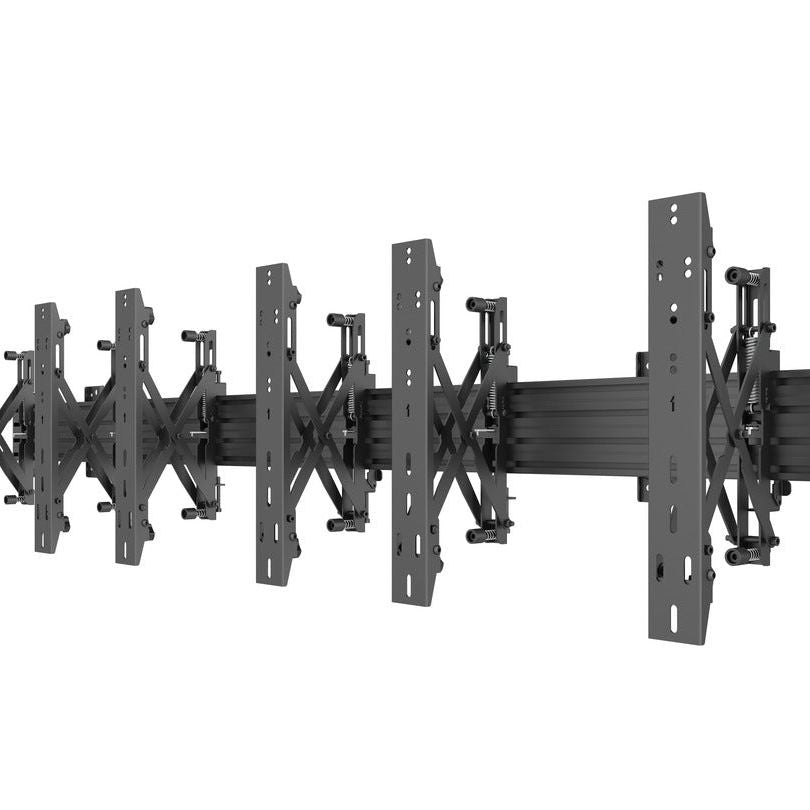 Multibrackets M Wallmount Pro MBW3x1UP Push In Pop Out Black