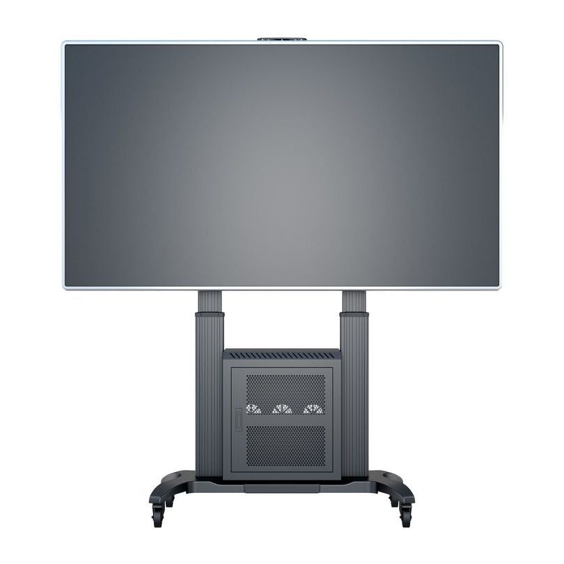 Multibrackets M Public Floorstand Dual Pillar 180 HD with AV Cabinet