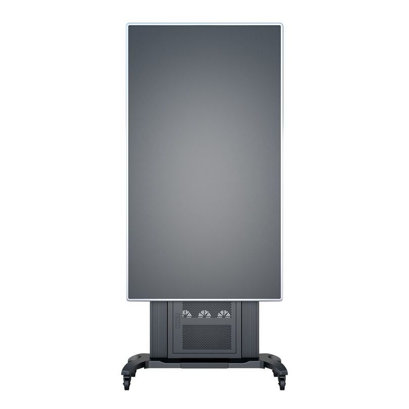 Multibrackets M Public Floorstand Dual Pillar 180 HD with AV Cabinet