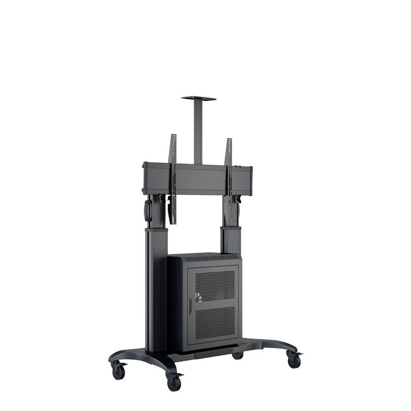Multibrackets M Public Floorstand Dual Pillar 180 HD with AV Cabinet