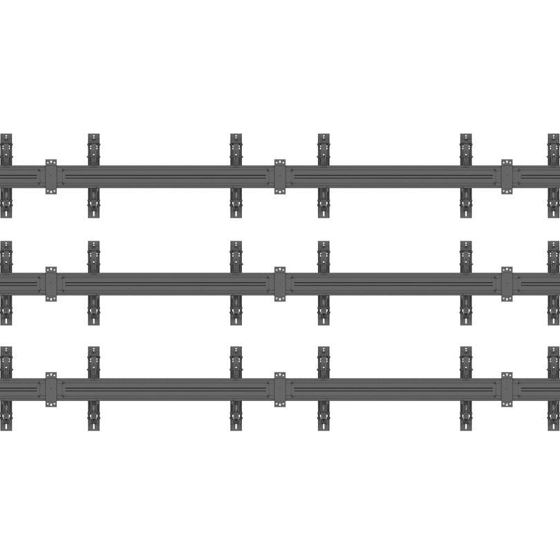 Multibrackets M Wallmount Pro MBW3x3U Push In Pop Out Black