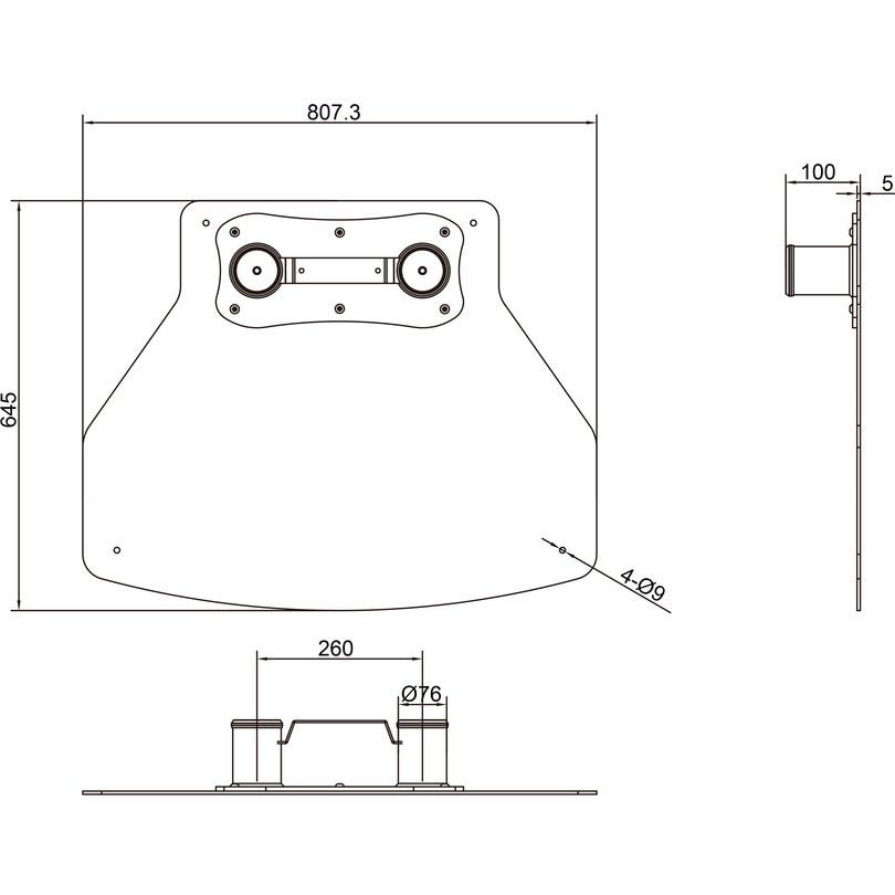 Multibrackets M Public Floorstand Basic 180 Floorbase