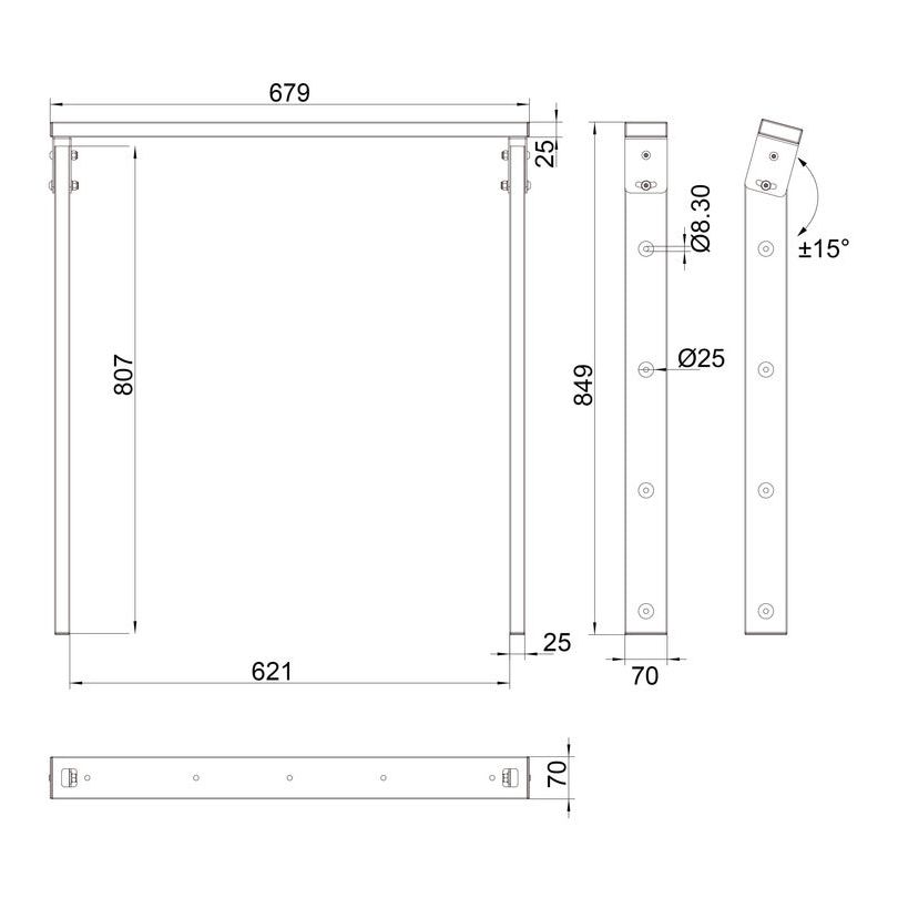 Multibrackets M Ceiling Mount Pro OM46N-D