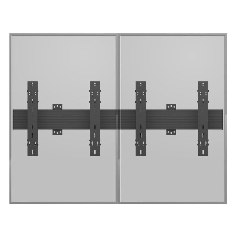 Multibrackets M Wallmount Pro MBW2x1UP Push In Pop Out Black