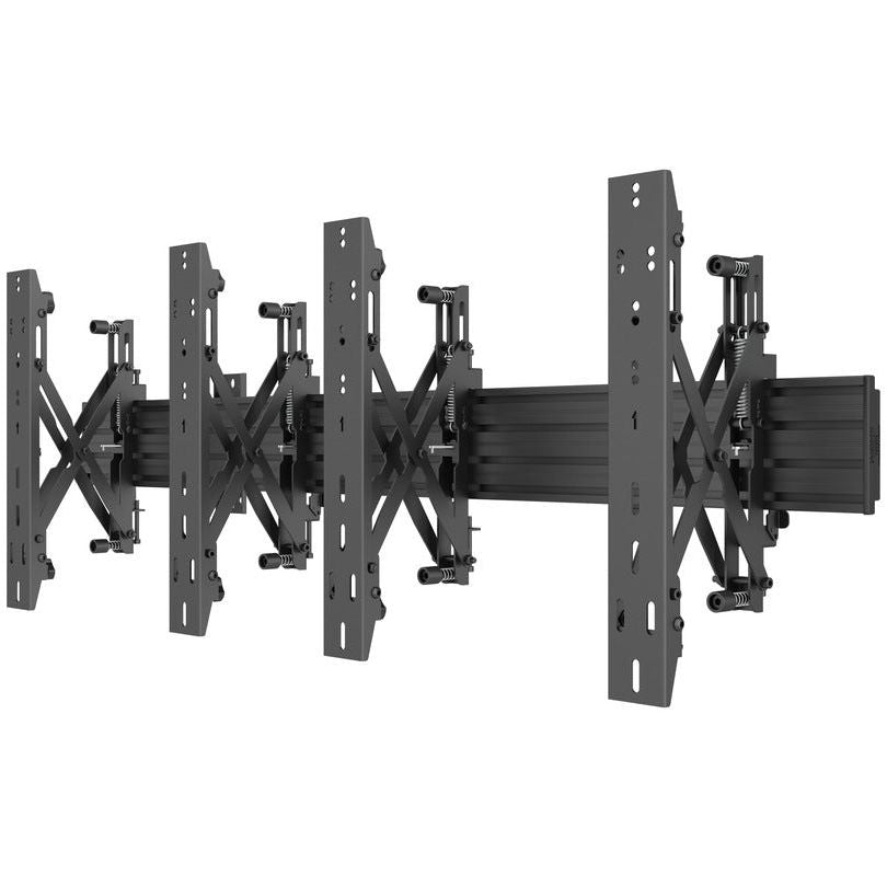 Multibrackets M Wallmount Pro MBW2x1UP Push In Pop Out Black