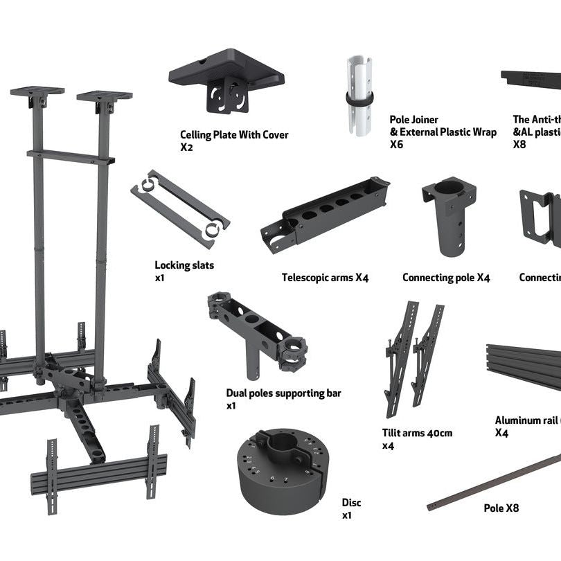 Multibrackets M Ceiling Mount Pro MBC4UHD