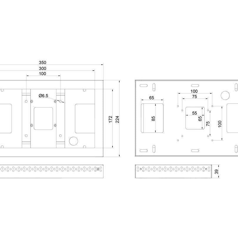 Multibrackets M Pro Series Enclosure QB13R & QB13R-T White