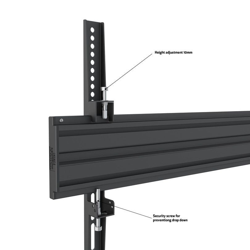 Multibrackets M Pro Series - Side by Side with brackets 75"