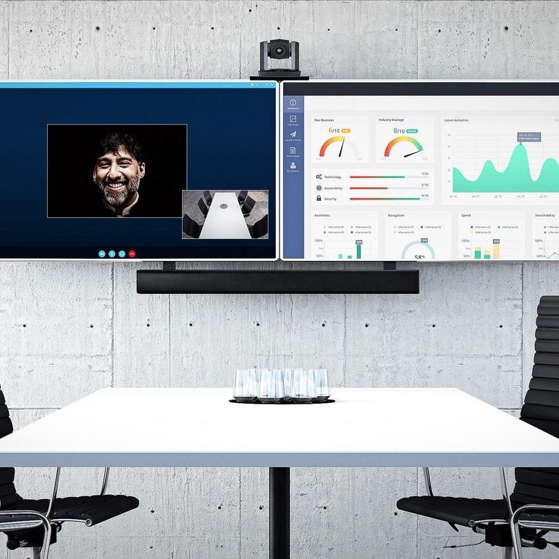 Multibrackets M Pro Series - Side by Side with brackets 90"