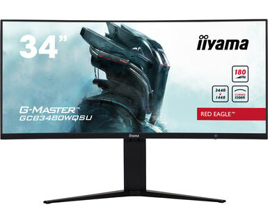 iiyama G-Master GCB3480WQSU-B1 34" VA 180Hz 1500R Ultra Wide Curved Gaming Monitor