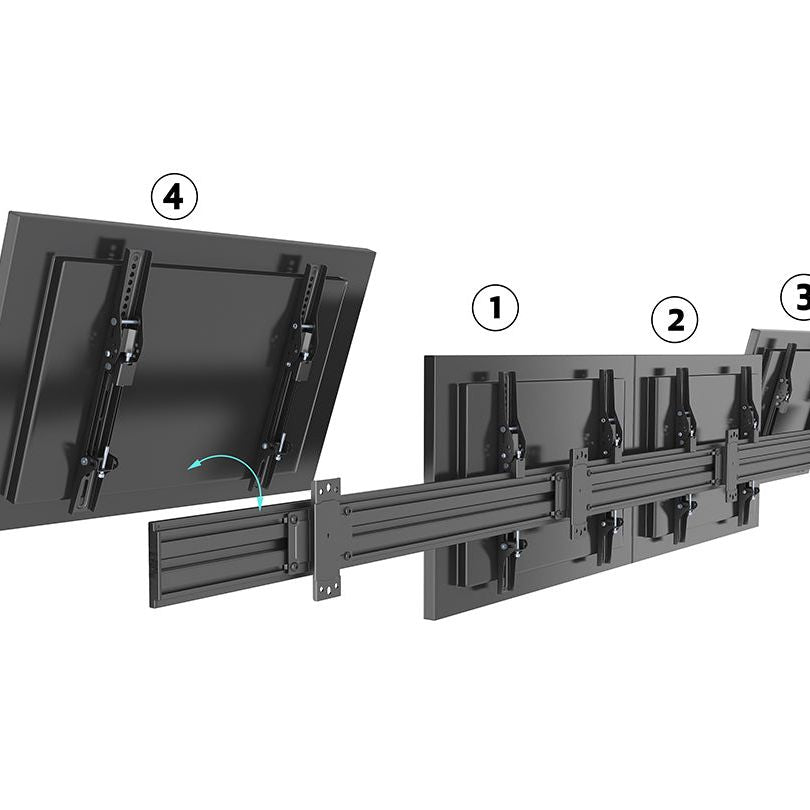 Multibrackets M Wallmount Pro MBW4U Tilt Black