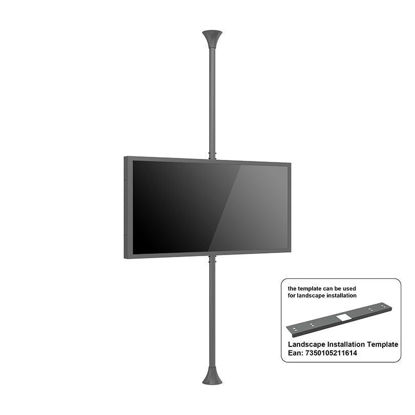 Multibrackets M Pro Series Enclosure 65" Floor to Ceiling Medium Black