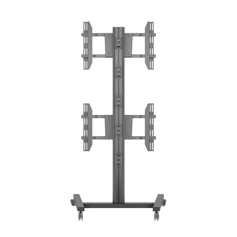 Multibrackets M Display Stand 180 Dual Vertical Black