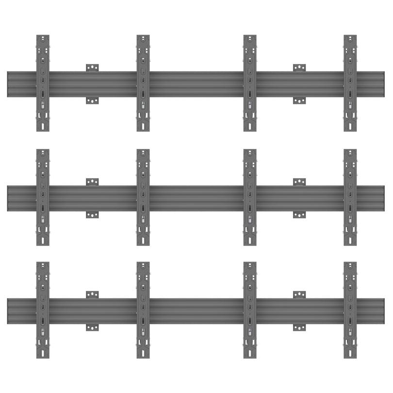 Multibrackets M Wallmount Pro MBW2Ux3 Push In Pop Out Black
