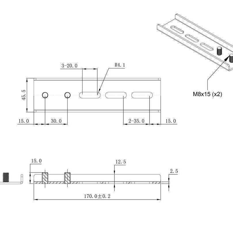 Multibrackets M Extender Kit Basic 180 VESA 400x600
