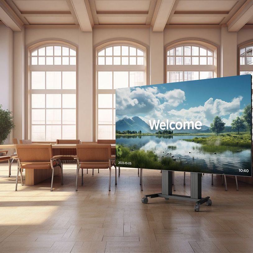 Multibrackets M Pro Series – Philips LED Floorstand Motorized 6x6 165"