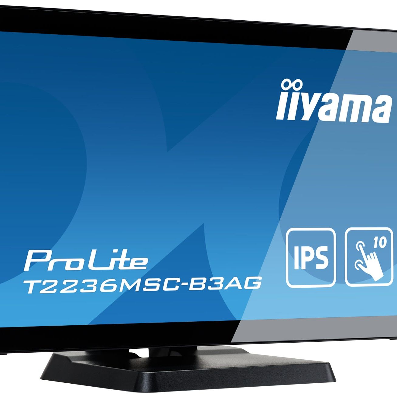 iiyama ProLite computer monitor 54.6 cm (21.5") 1920 x 1080 pixels Full HD LED Touchscreen Table Black