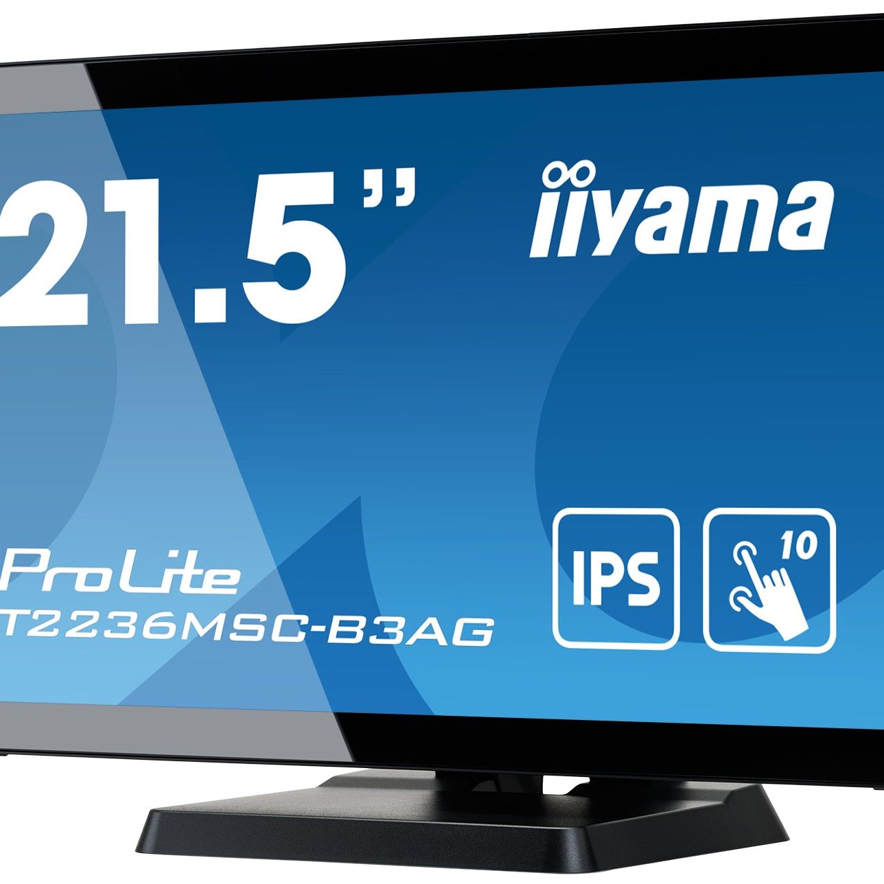 iiyama ProLite computer monitor 54.6 cm (21.5") 1920 x 1080 pixels Full HD LED Touchscreen Table Black