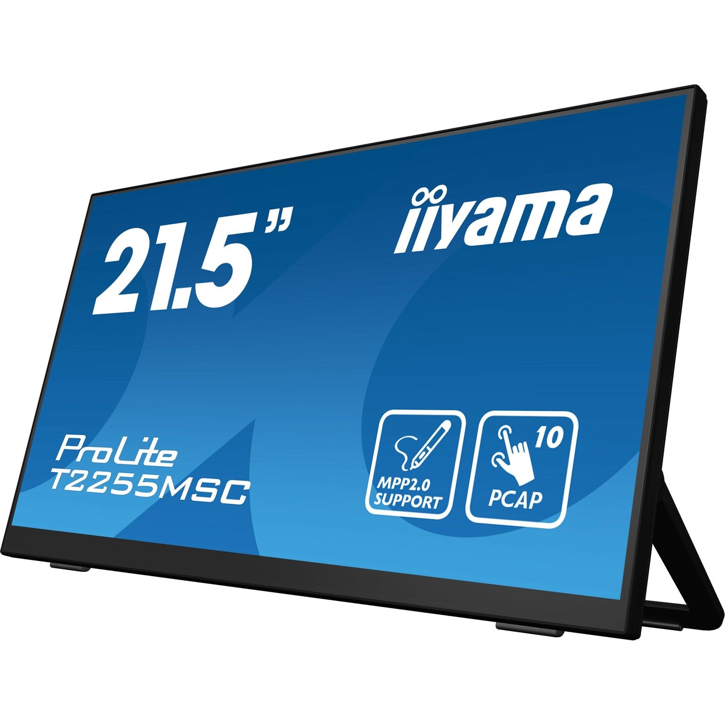 iiyama ProLite T2255MSC-B1 22" PCAP Full HD Touchscreen with Kickstand and MPP2.0 Pen Support