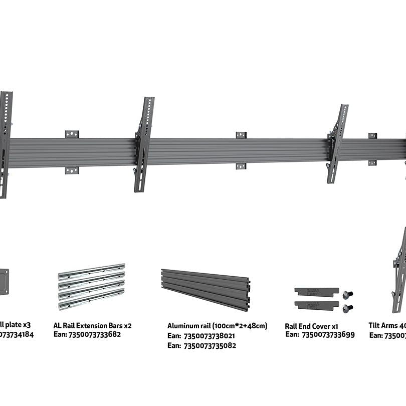 Multibrackets M Wallmount Pro MBW2UHD Tilt Black
