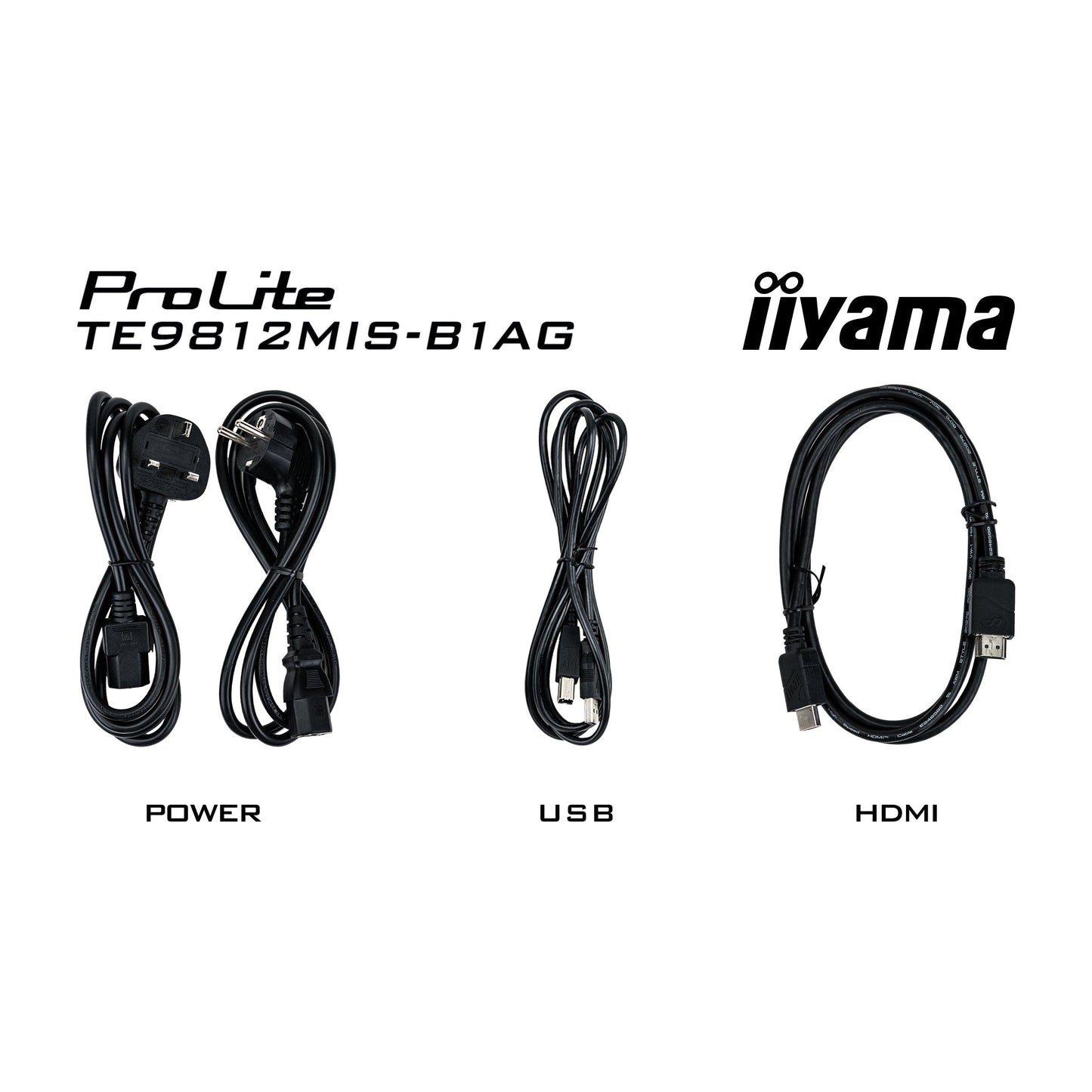 iiyama PROLITE Digital A-board 2.49 m (98") LED Wi-Fi 400 cd/m² 4K Ultra HD Black Touchscreen Built-in processor Android 24/7