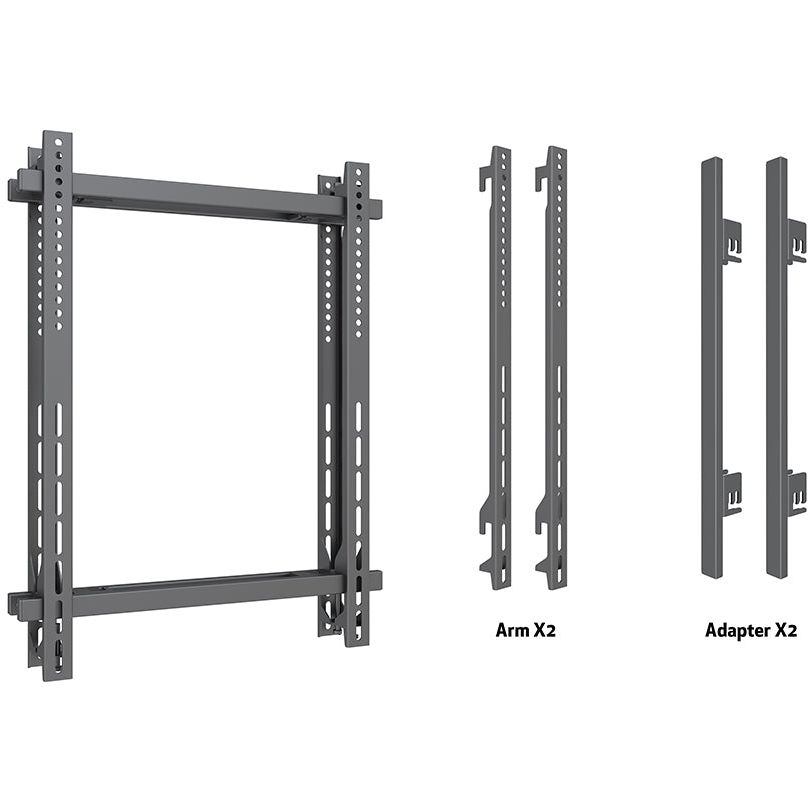 Multibrackets M Pro Series – Fixed Arms Wire 400x600 Dual