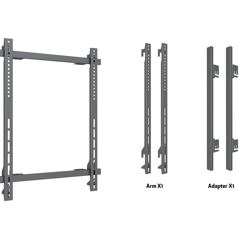 Multibrackets M Pro Series – Fixed Arms Wire 400x600 Single