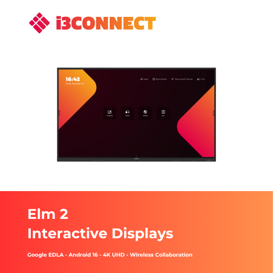 i3CONNECT Elm 2 Interactive Displays